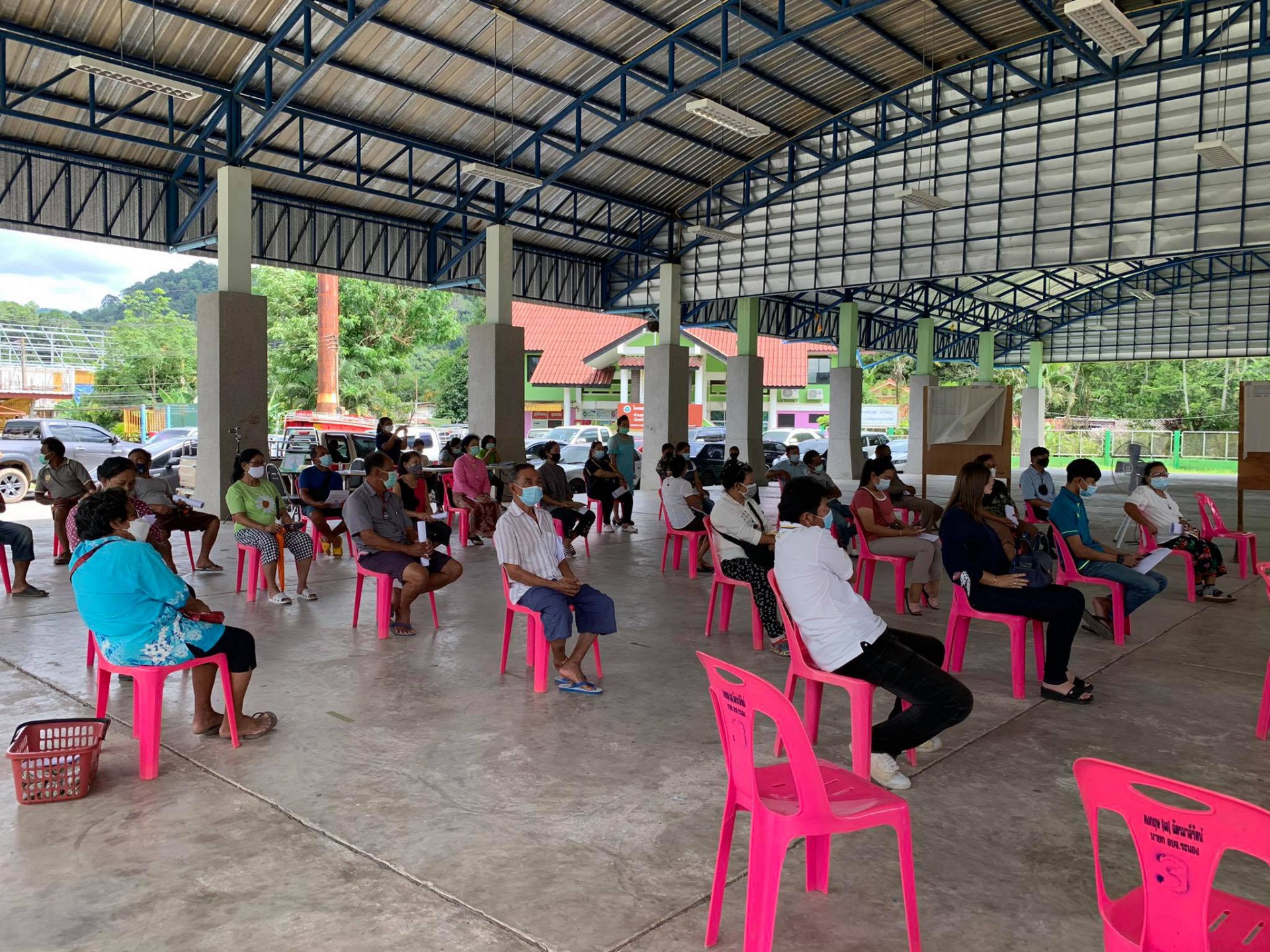 ประชุมประชาคมตำบลหาดส้มแป้น ประจำปีพ.ศ. 2564