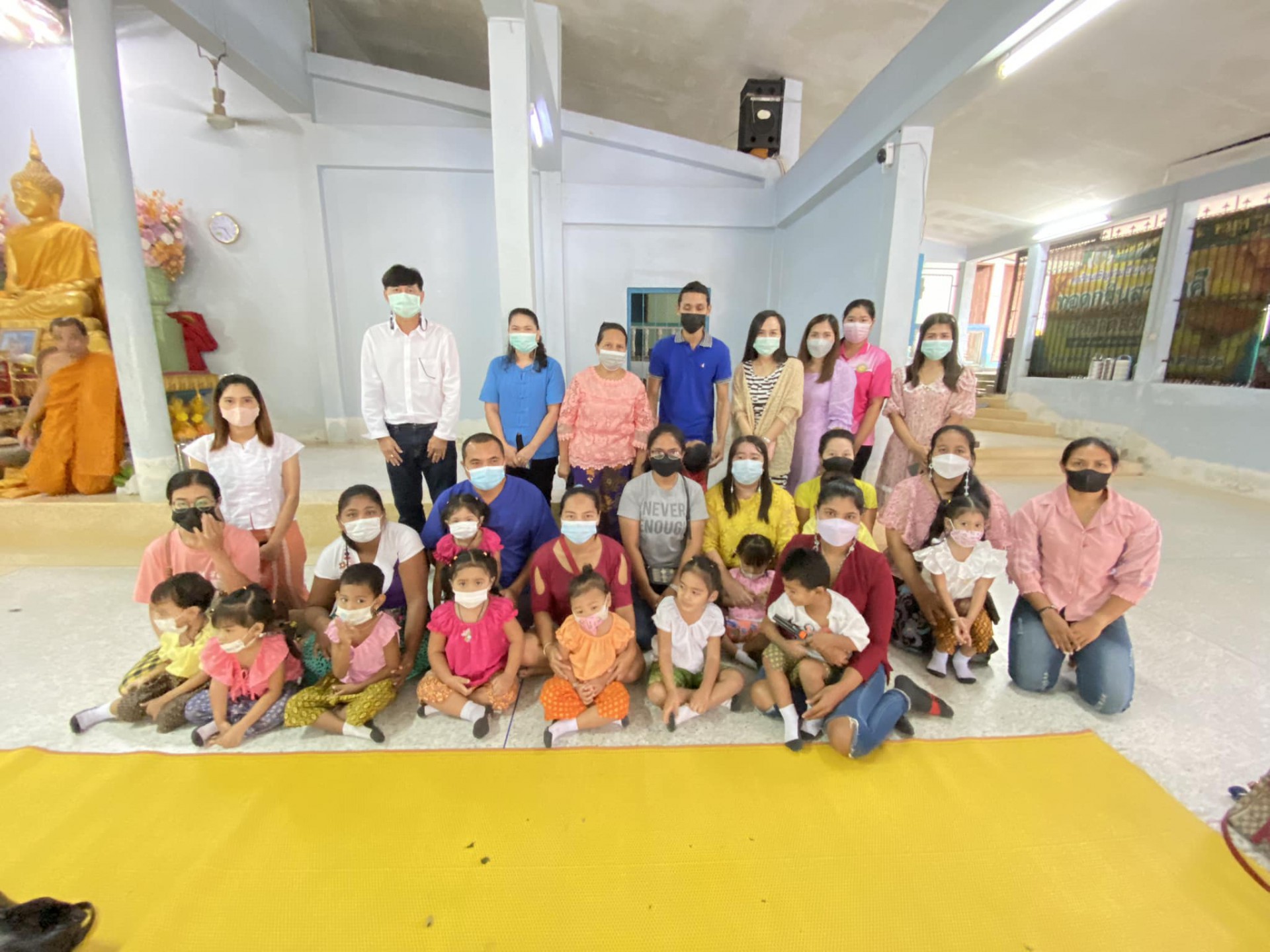 กิจกรรมเข้าวัดทำบุญ ฟังธรรมเทศนาในวันอาสาฬหบูชา ประจำปี 2565